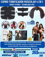 Combo Tonificador Gimnasia Pasiva 4 en 1