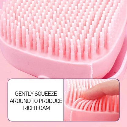 Cepillo Masajeador Corporal de Baño – Esponja de Silicón