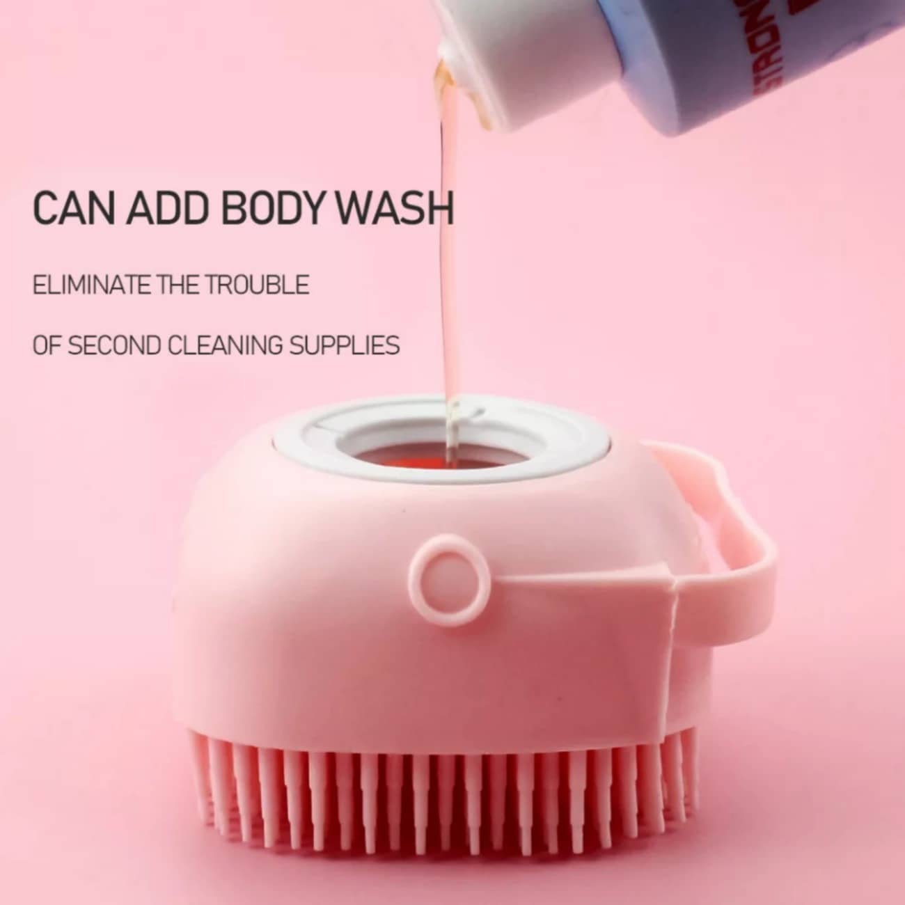 Cepillo Masajeador Corporal de Baño – Esponja de Silicón