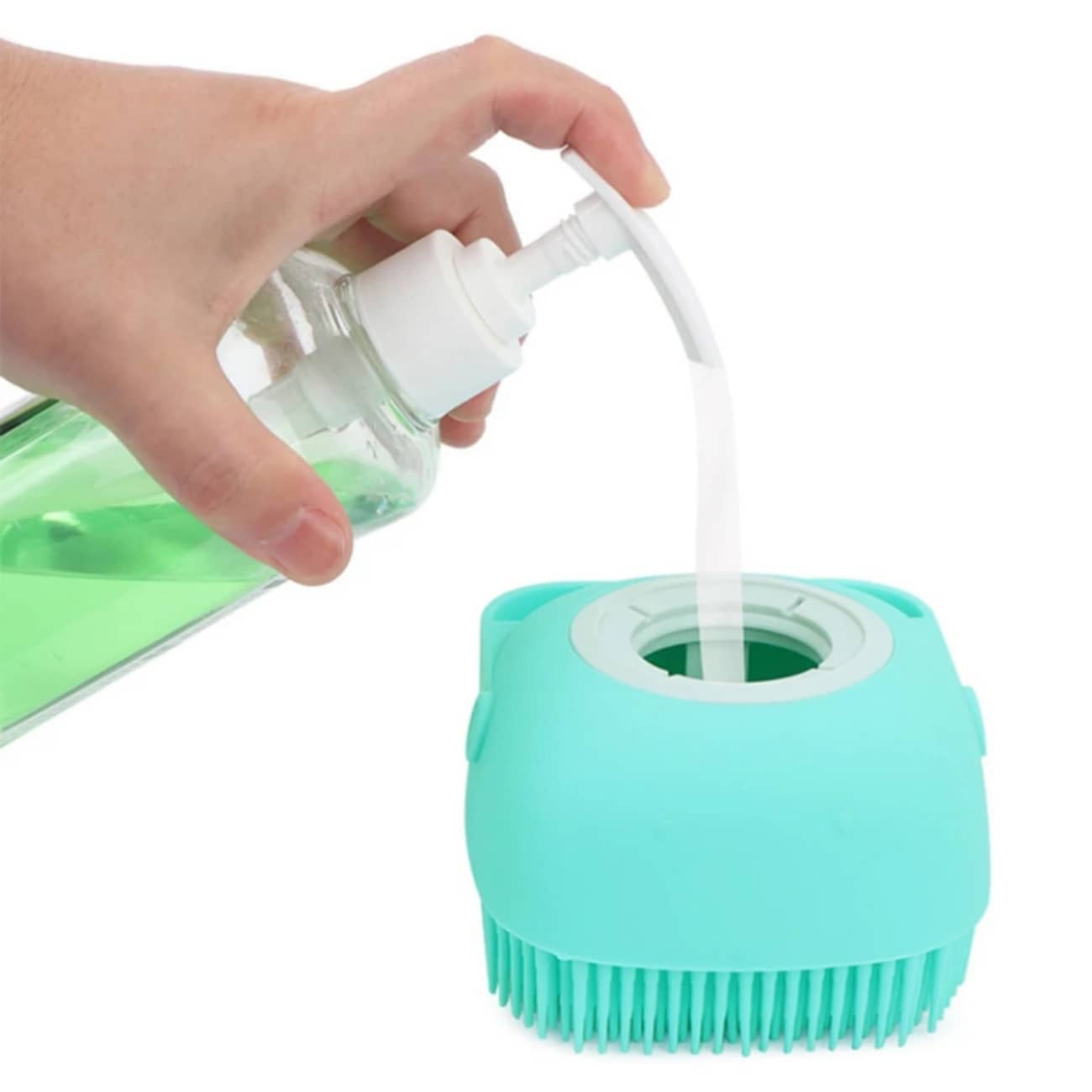 Cepillo Masajeador Corporal de Baño – Esponja de Silicón